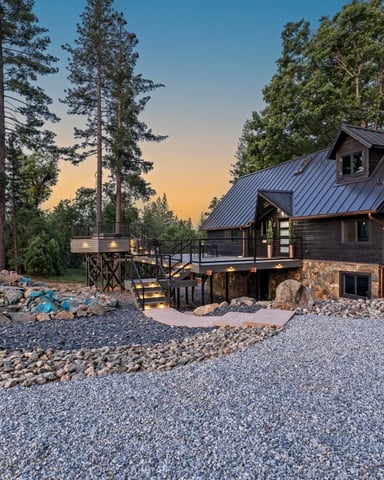 Fireplaces and Quiet Decks